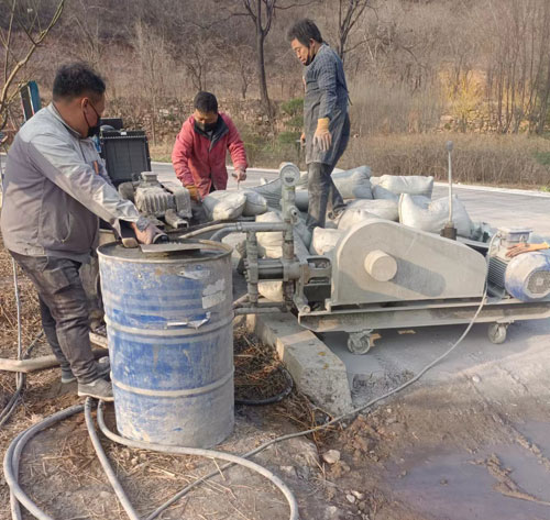 南阳路面下沉注浆